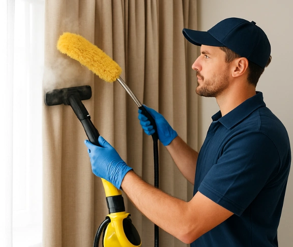 Trusted blind cleaning technician Matty Curtain Cleaning portarlington-vic QLD