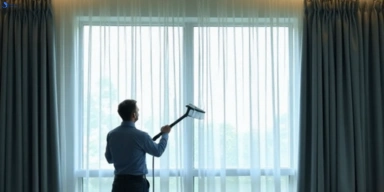 Commercial curtain steam cleaning service portarlington-vic hotels offices